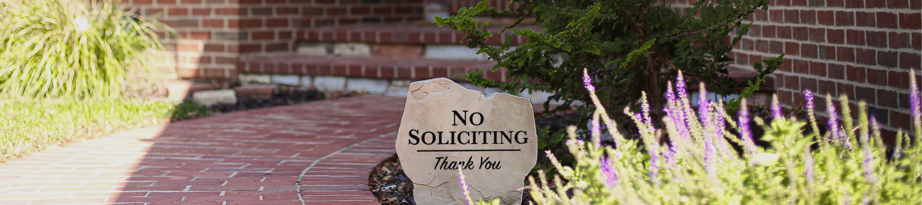 No Soliciting Sign