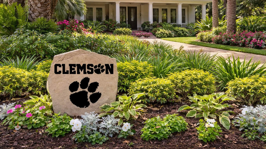 Clemson University | Personalized Stone Sign | Fan Decor – D...