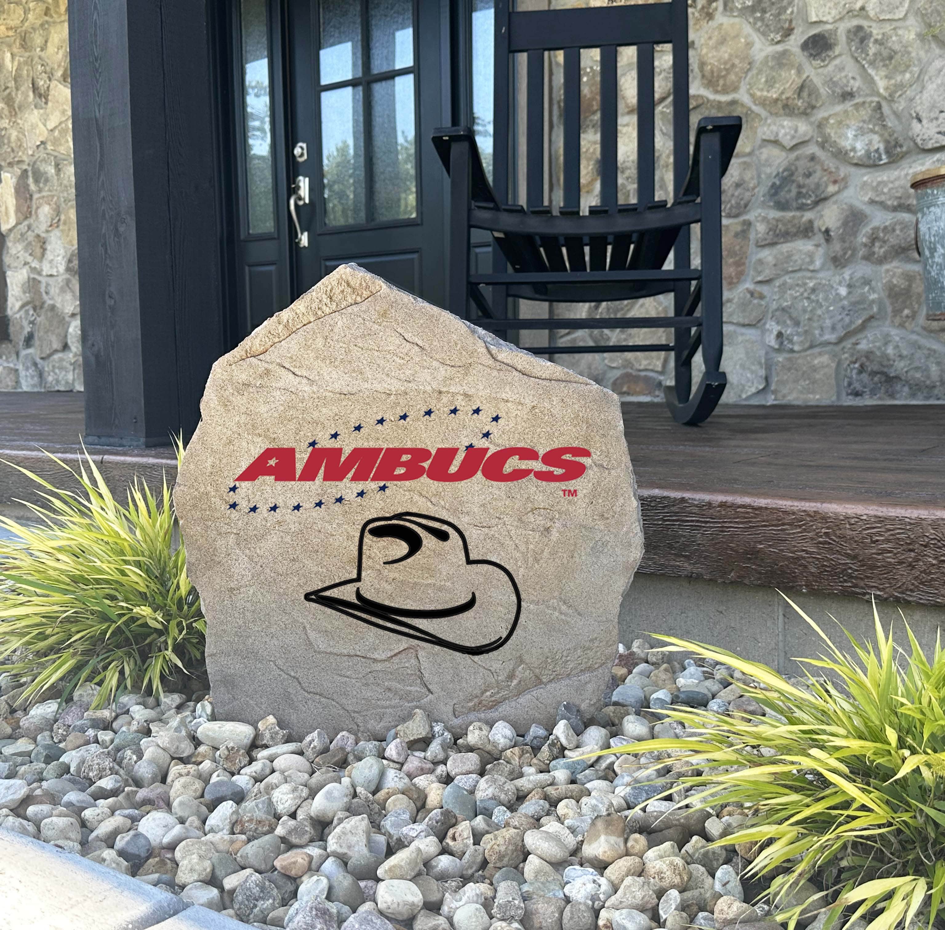 Ambucs Big Hat Stone