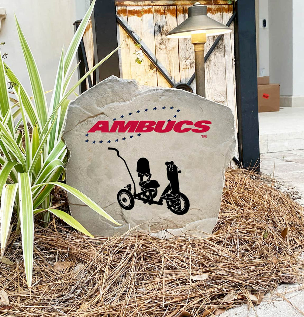 Ambucs Flag Tricycle Stone