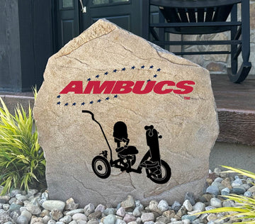 Ambucs Flag Tricycle Stone
