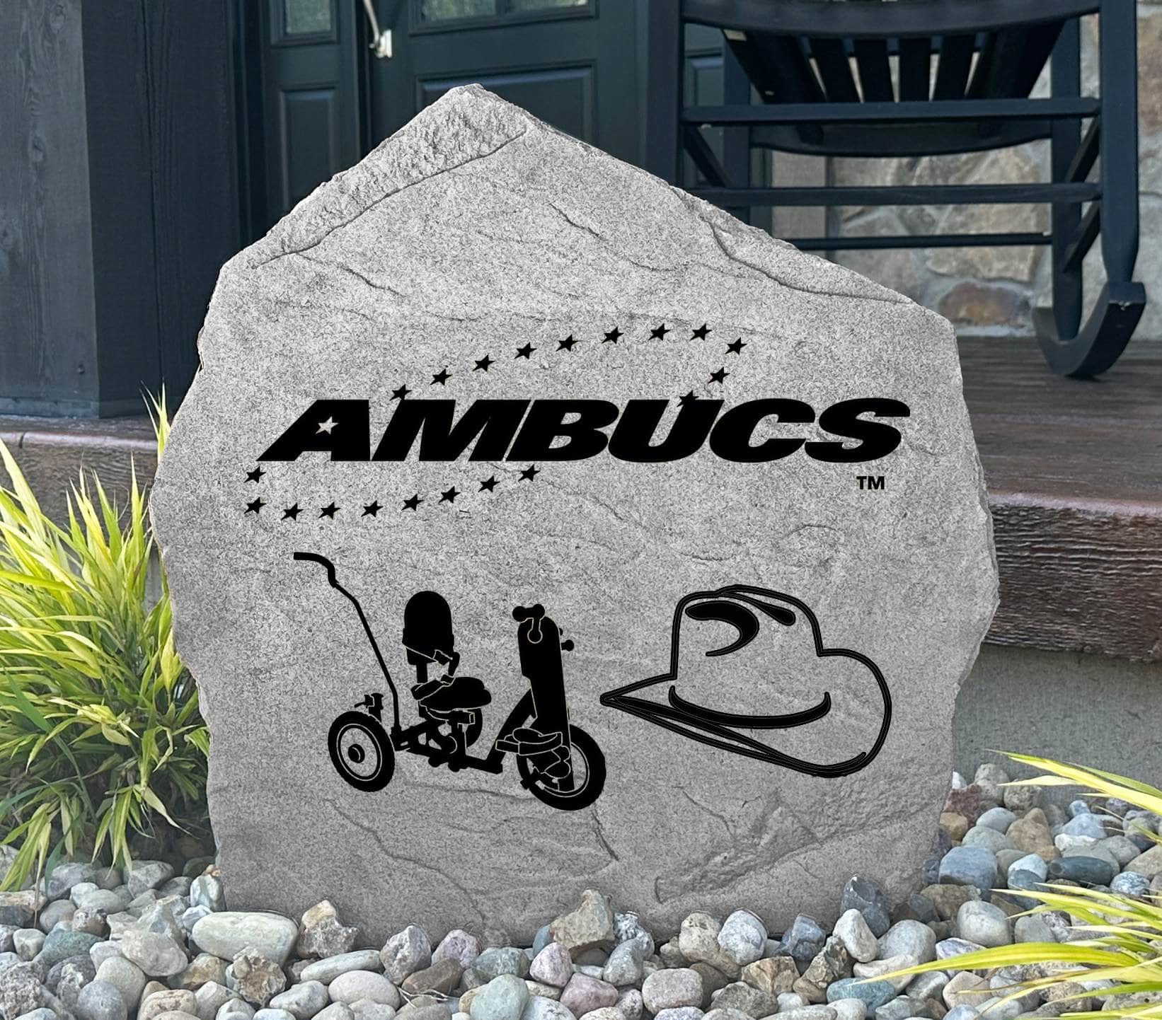 Ambucs Trike Hat Stone