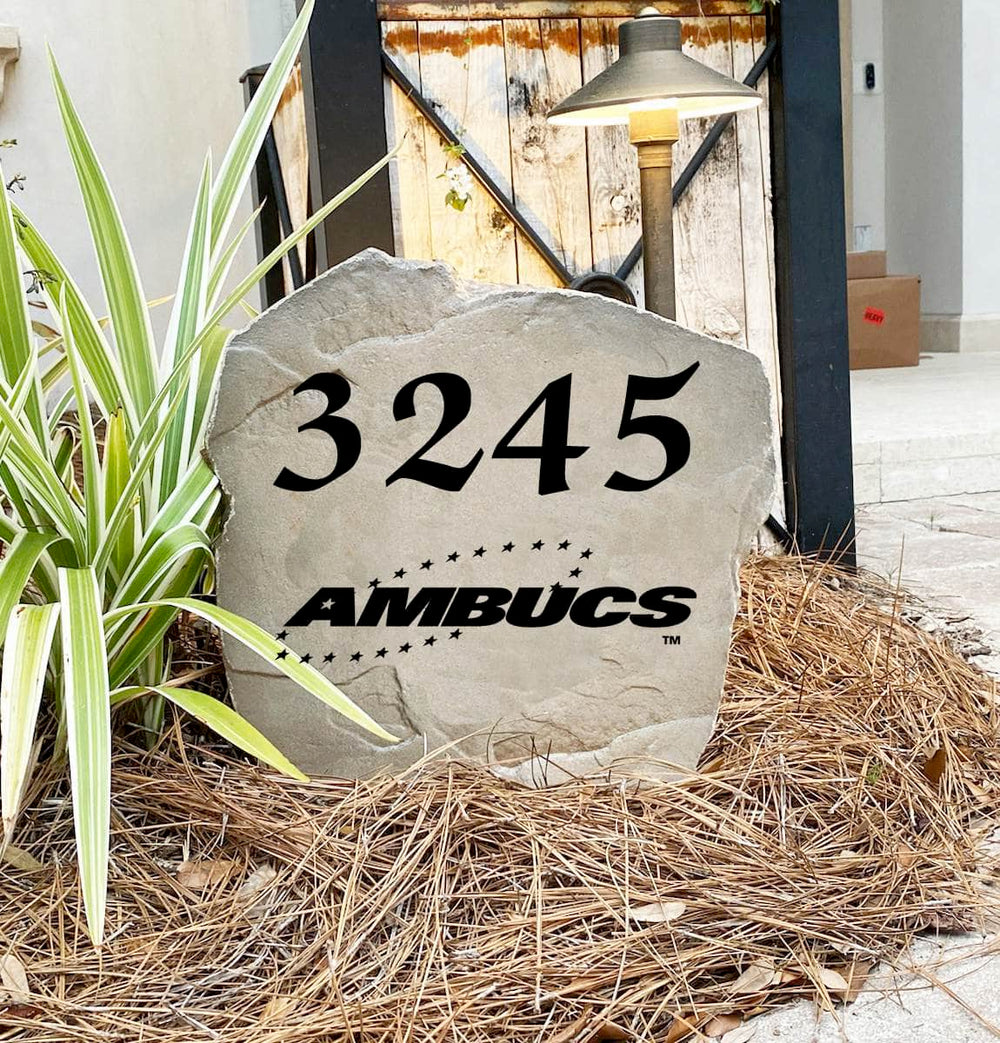 Ambucs Address Stone