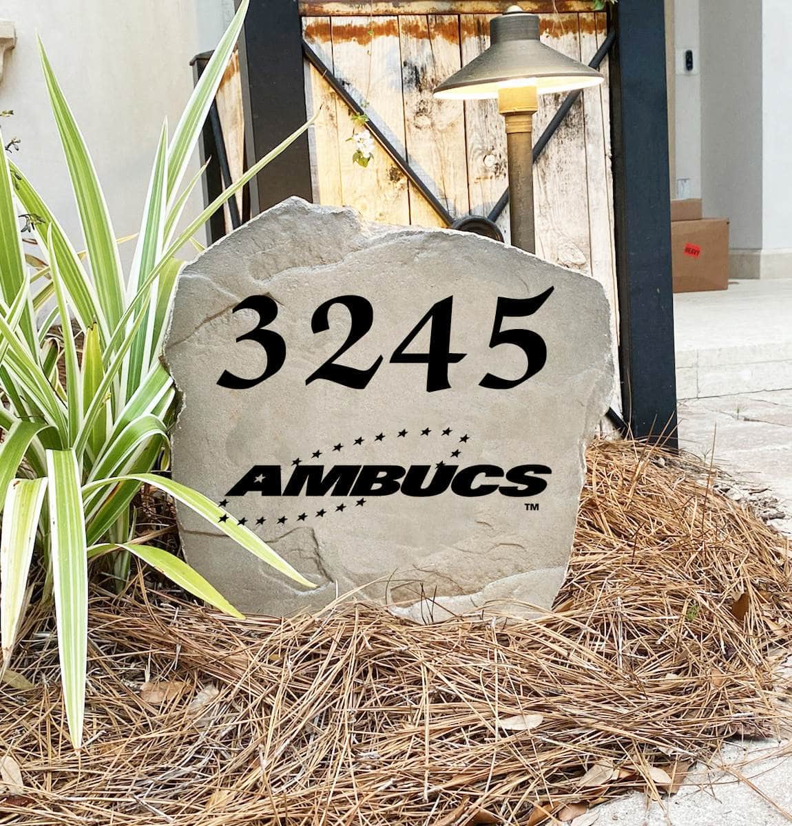 Ambucs Address Stone