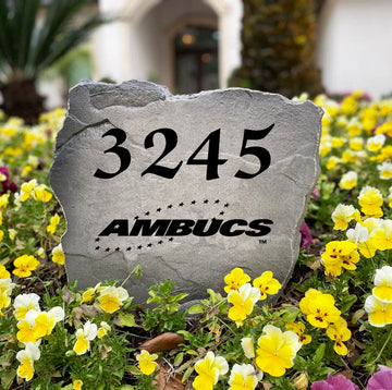 Ambucs Address Stone