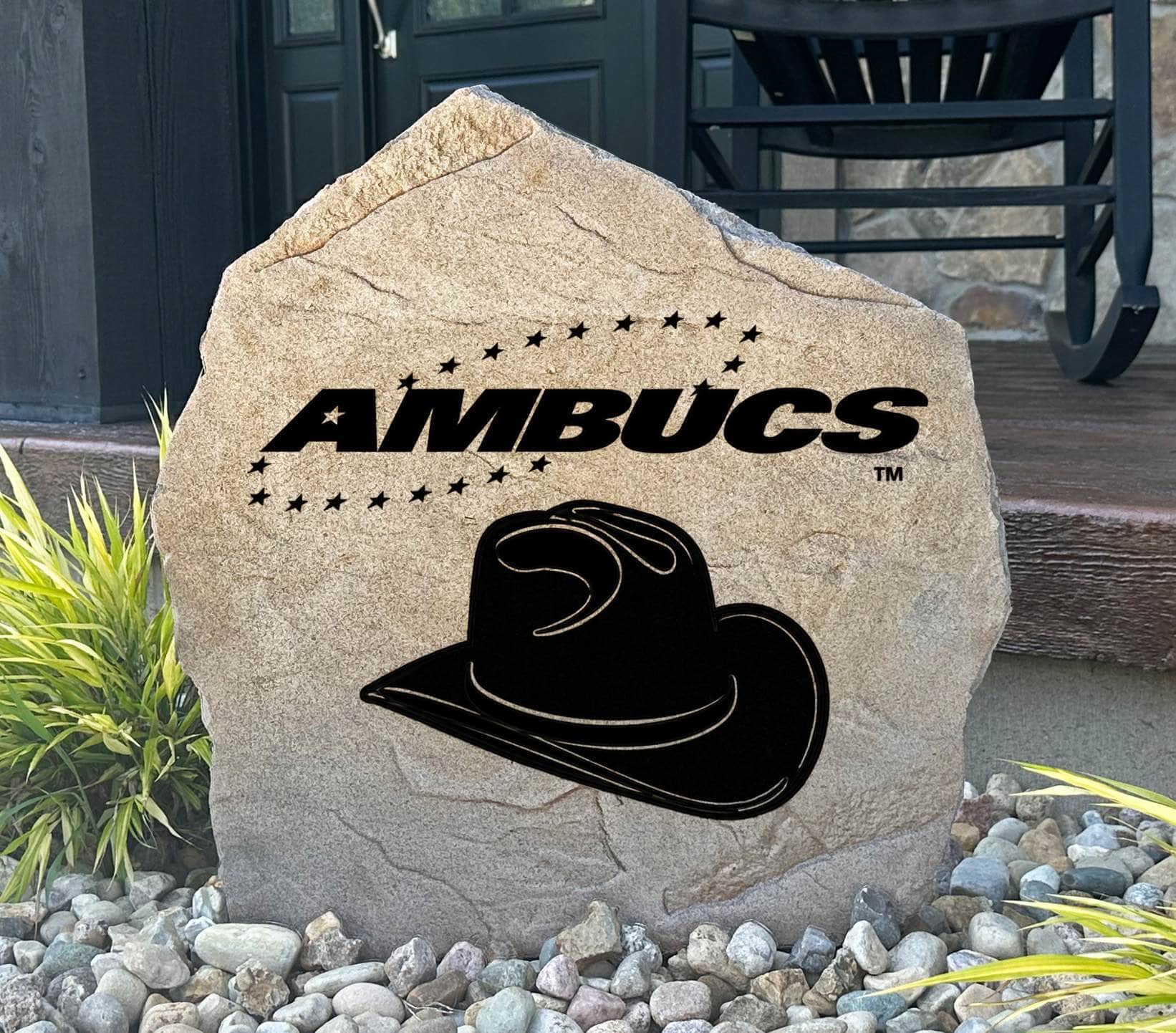 Ambucs Black Hat Stone