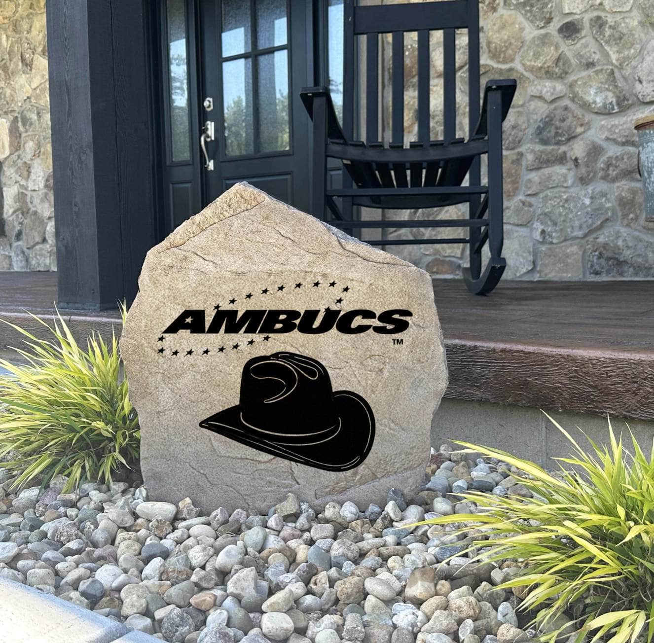 Ambucs Black Hat Stone