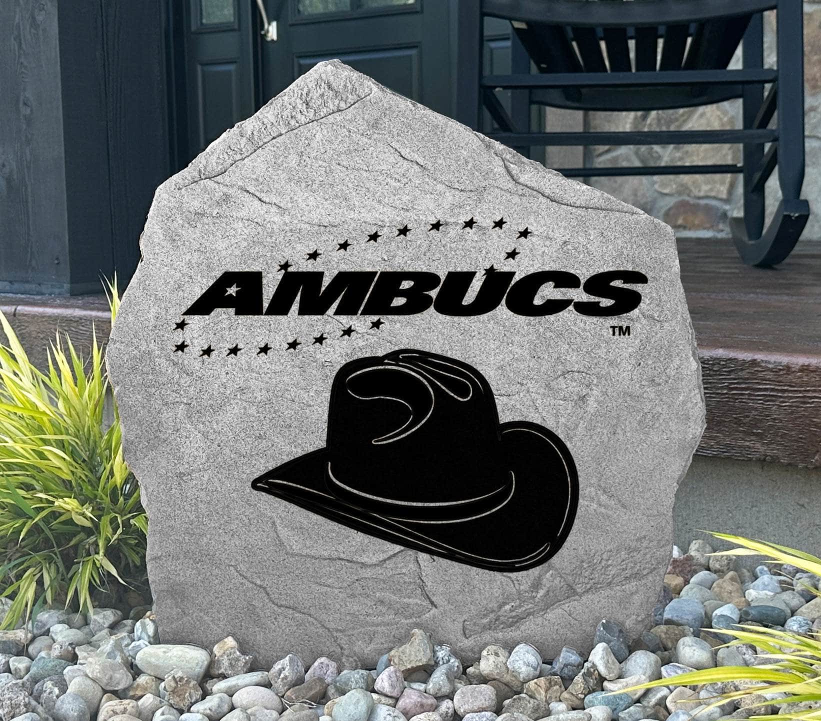 Ambucs Black Hat Stone