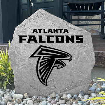 Show your Falcons spirit with a handcrafted Atlanta Falcons Logo Stone featuring officially licensed NFL artwork. Designed to enhance flower beds, entryways, backyard entertaining spaces, and outdoor living areas.