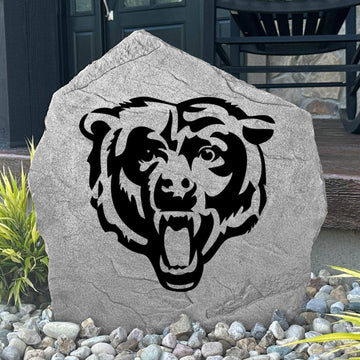 Show your team pride with a handcrafted Chicago Bears Logo Stone featuring officially licensed NFL artwork. Designed to complement flower beds, entryways, and backyard entertaining spaces.