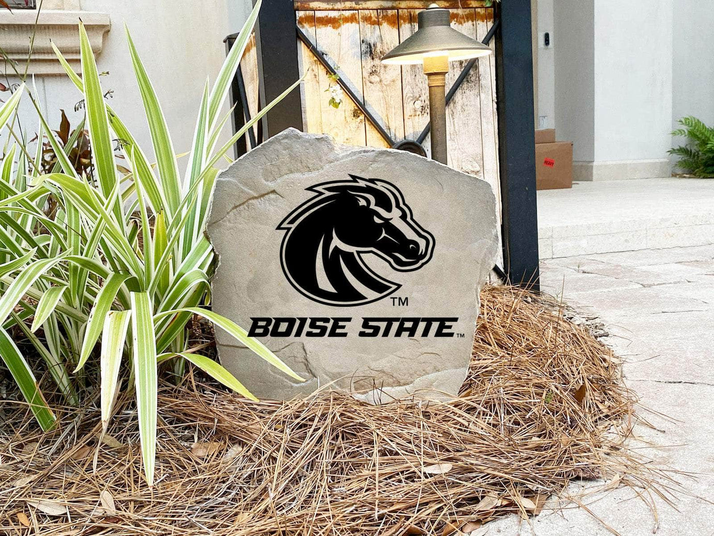 Boise State University Logo Stone