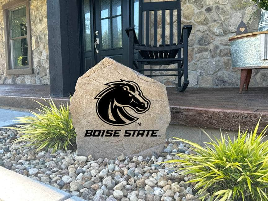 Boise State University Logo Stone