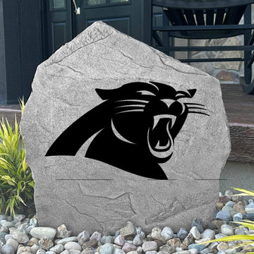 Show your team pride with a handcrafted Carolina Panthers Logo Stone featuring officially licensed NFL artwork. Designed to complement flower beds, entryways, and backyard entertaining spaces.