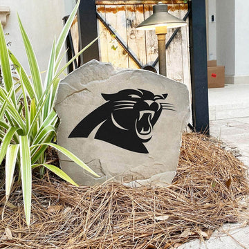 Made in the USA, this Carolina Panthers Logo Stone is precision engraved for lasting detail and outdoor durability. Available in Sandstone and Greystone finishes to complement any landscape design.