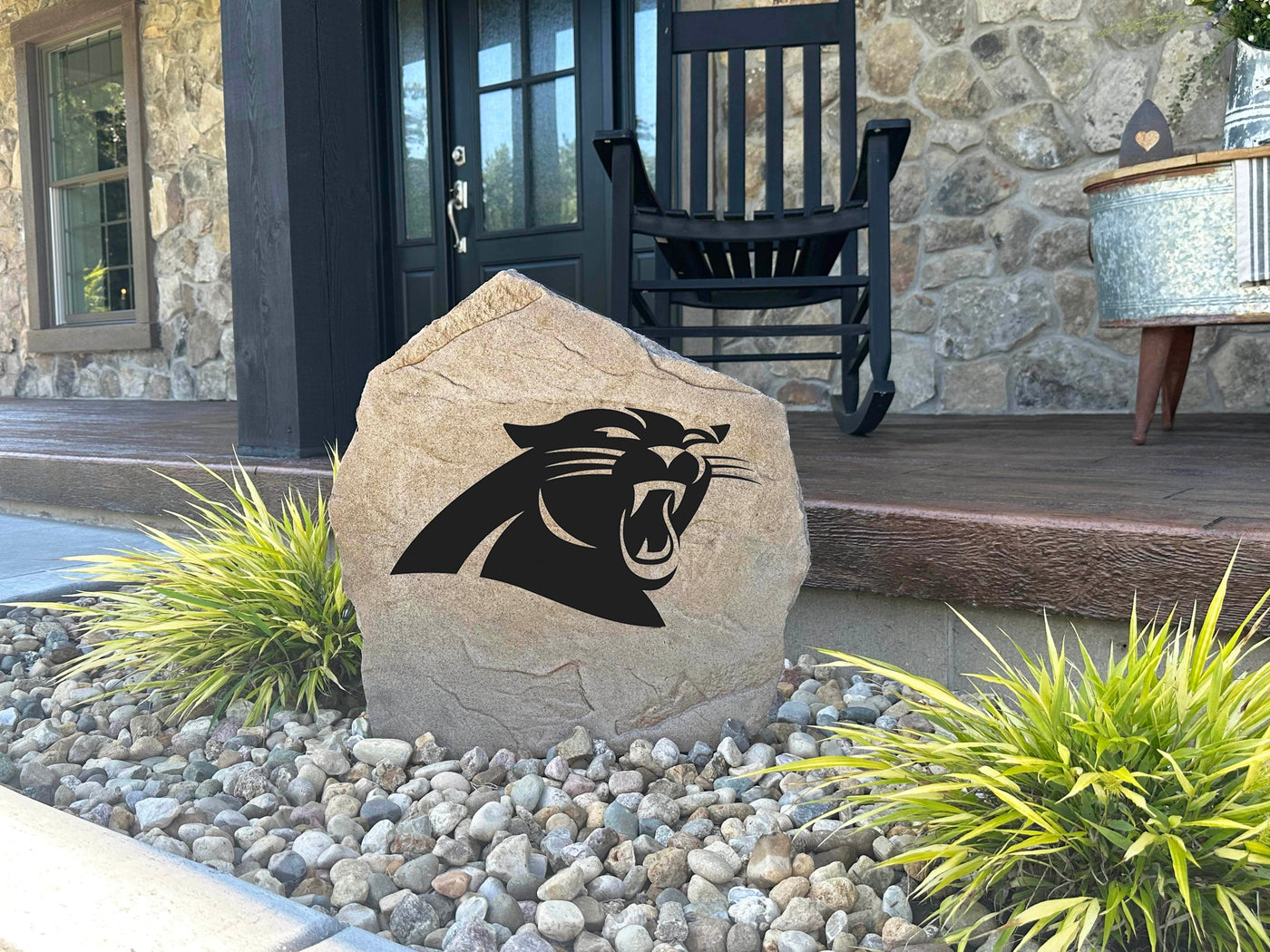 Carolina Panthers Logo Stone