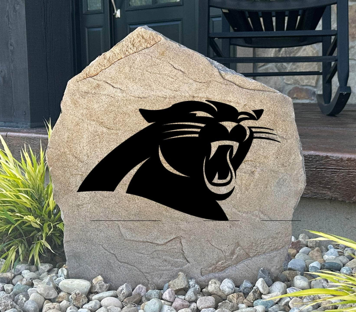 Carolina Panthers Logo Stone