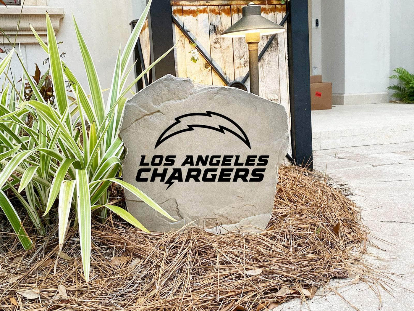 Los Angeles Chargers Logo Stone