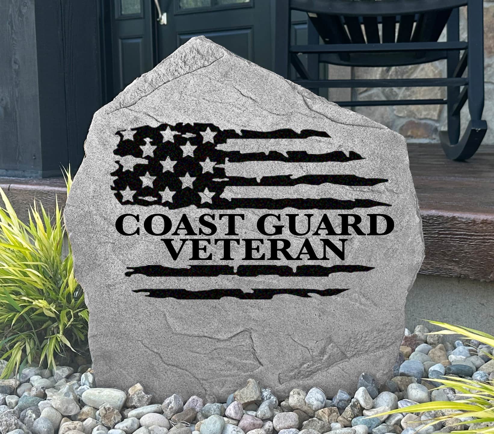 Veteran Flag Stone
