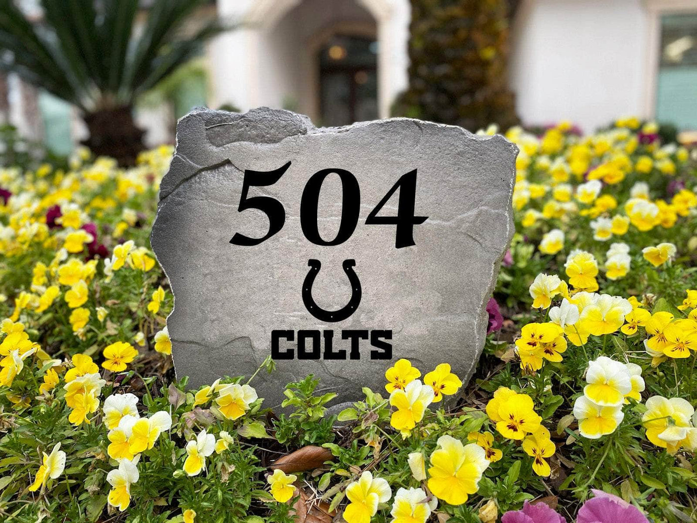 Indianapolis Colts Address Stone