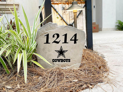 Dallas Cowboys Address Stone