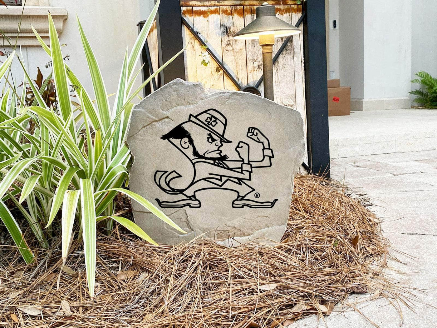 University Of Notre Dame Leprechaun Stone