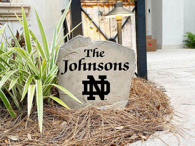 University Of Notre Dame Name Stone