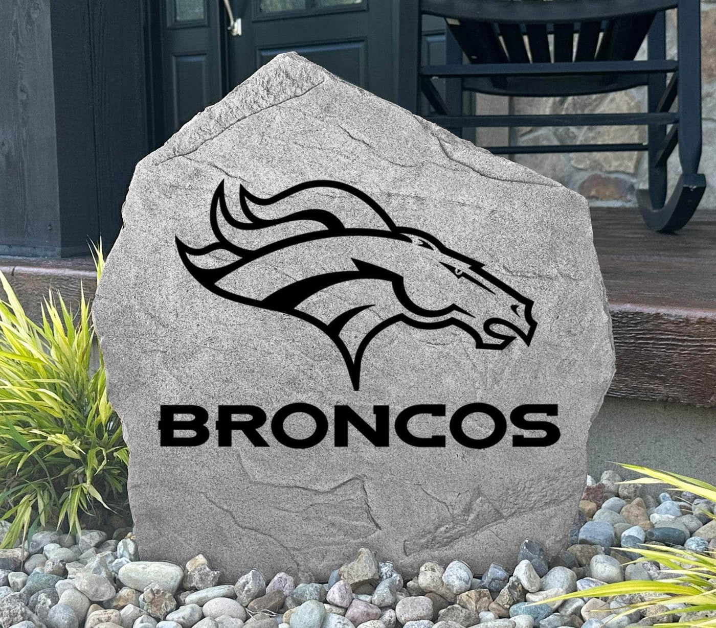 Denver Broncos Logo Stone