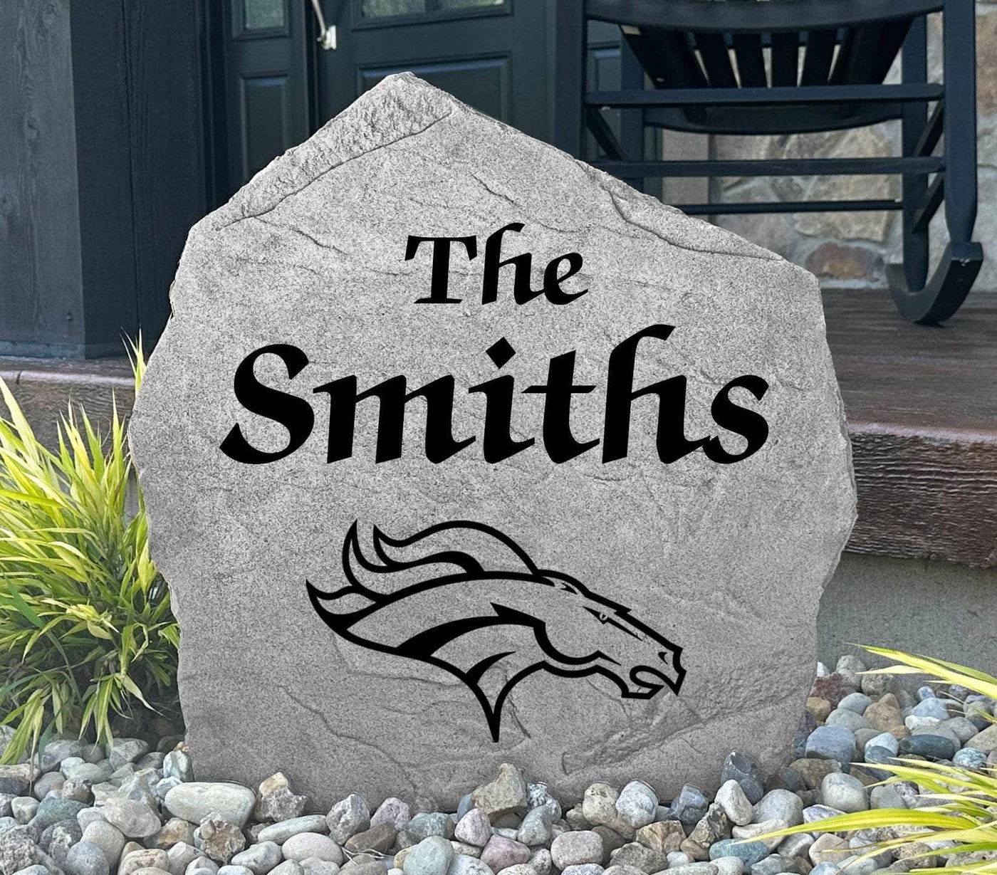 Denver Broncos Name Stone