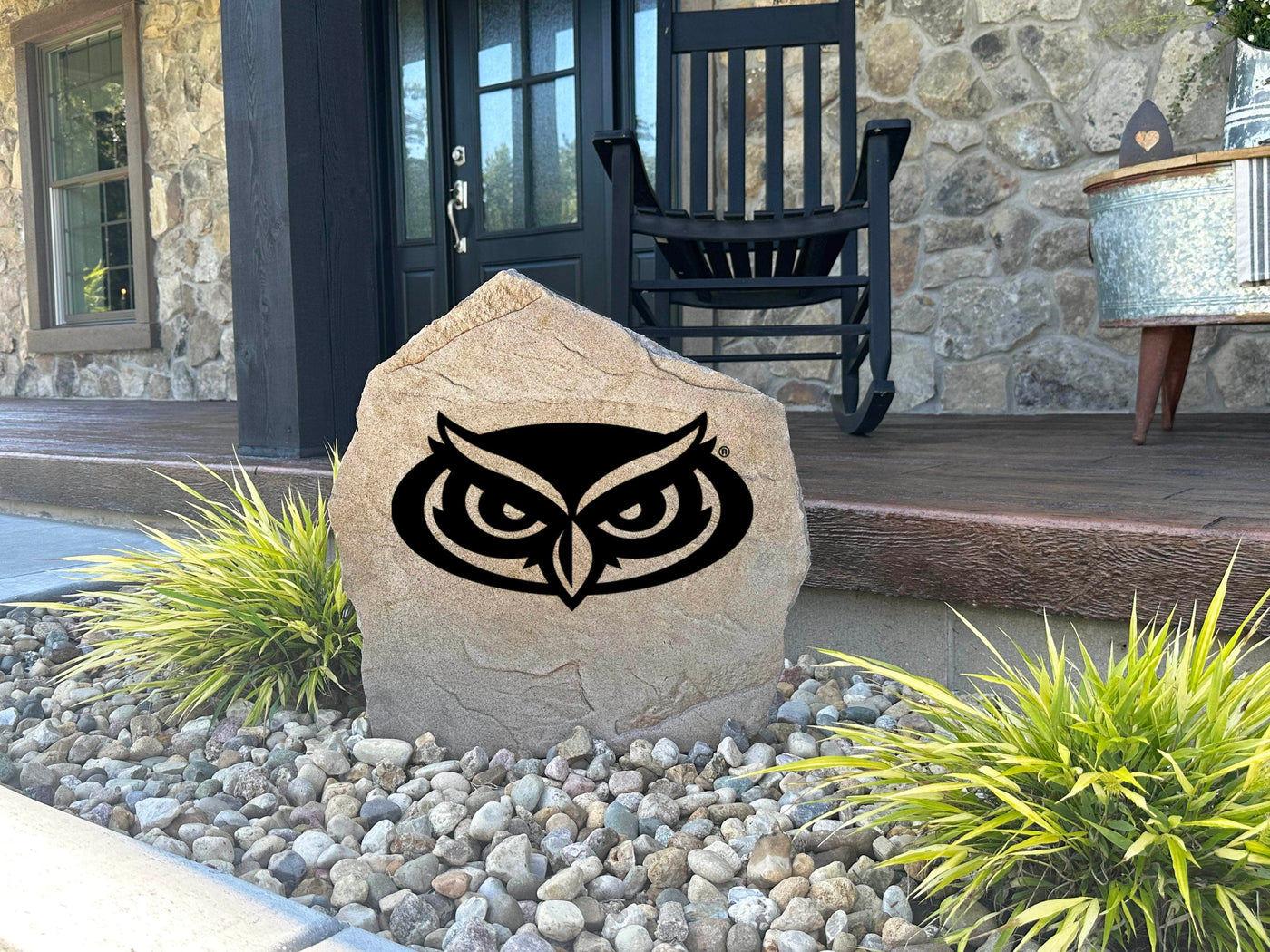 Florida Atlantic Logo Stone