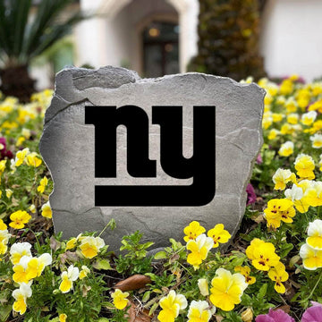 Decorative New York Giants Logo Stone with officially licensed team graphics carved directly into the stone surface. Perfect for gardens, patios, fan caves, and entryways, this outdoor décor celebrates New York Giants football tradition and team pride.