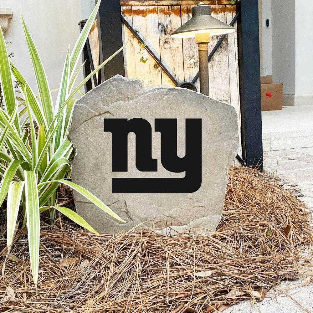 Engraved New York Giants Logo Stone featuring the official Giants emblem, bringing football pride and timeless style to walkways, landscape beds, patios, and outdoor gathering areas