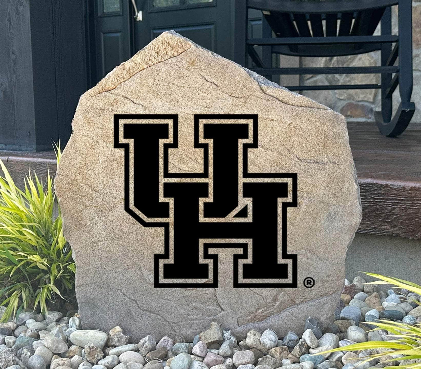 University of Houston Logo Stone
