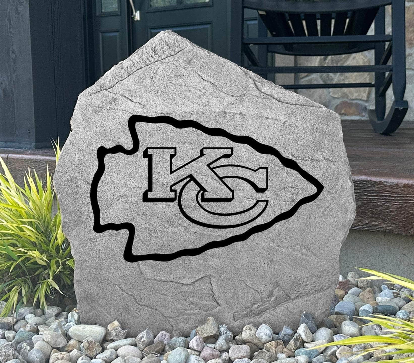 Kansas City Chiefs Logo Stone