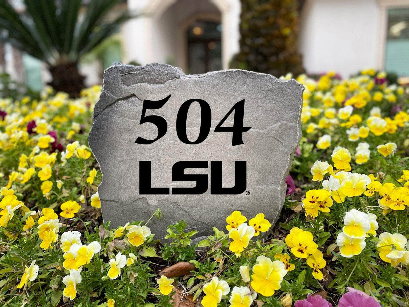 LSU Address Stone