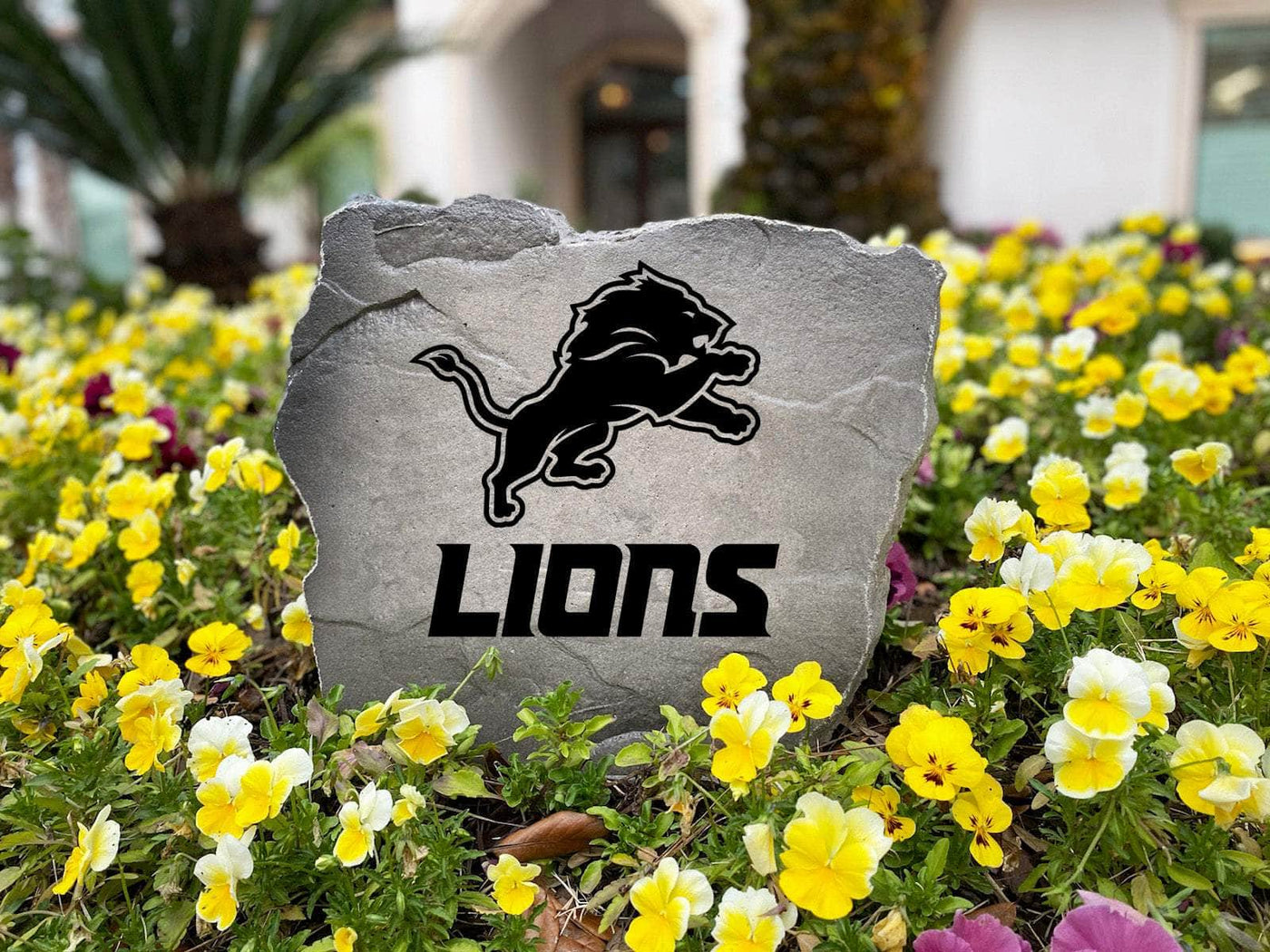 Detroit Lions Logo Stone