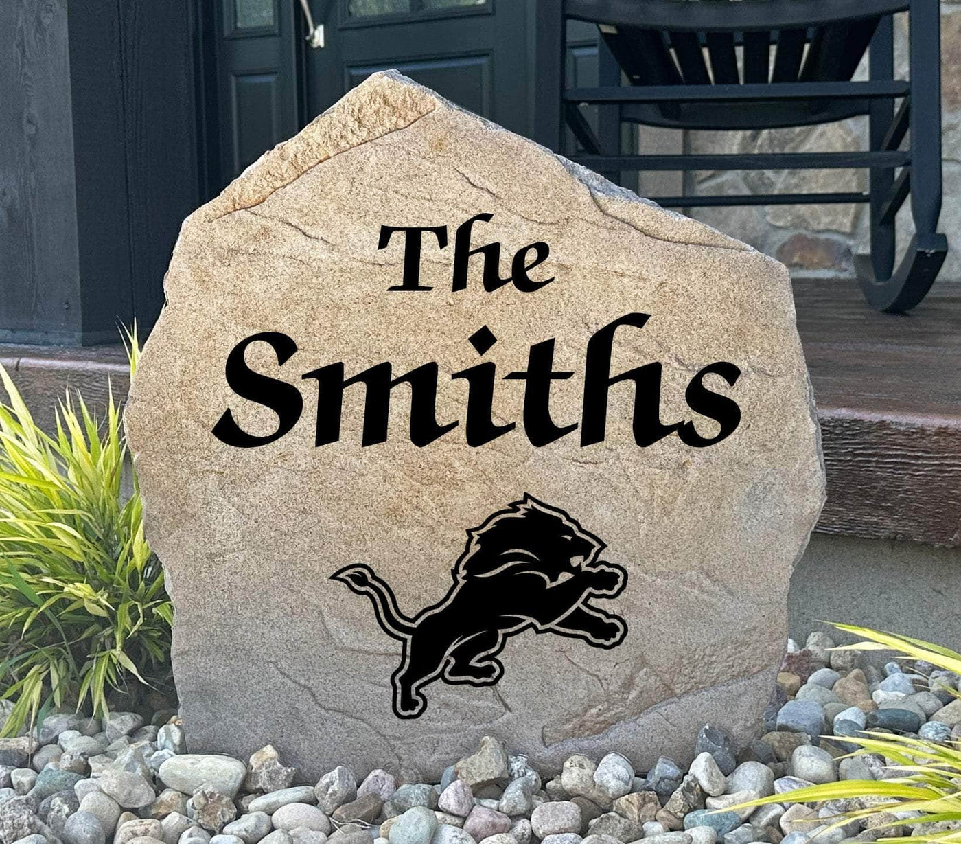 Detroit Lions Name Stone