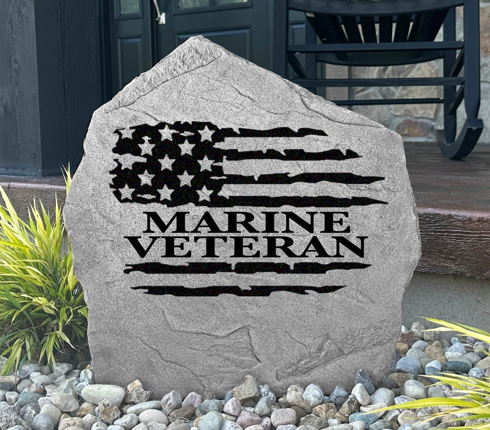 Veteran Flag Stone