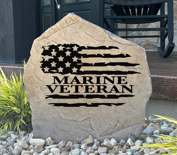 Veteran Flag Stone