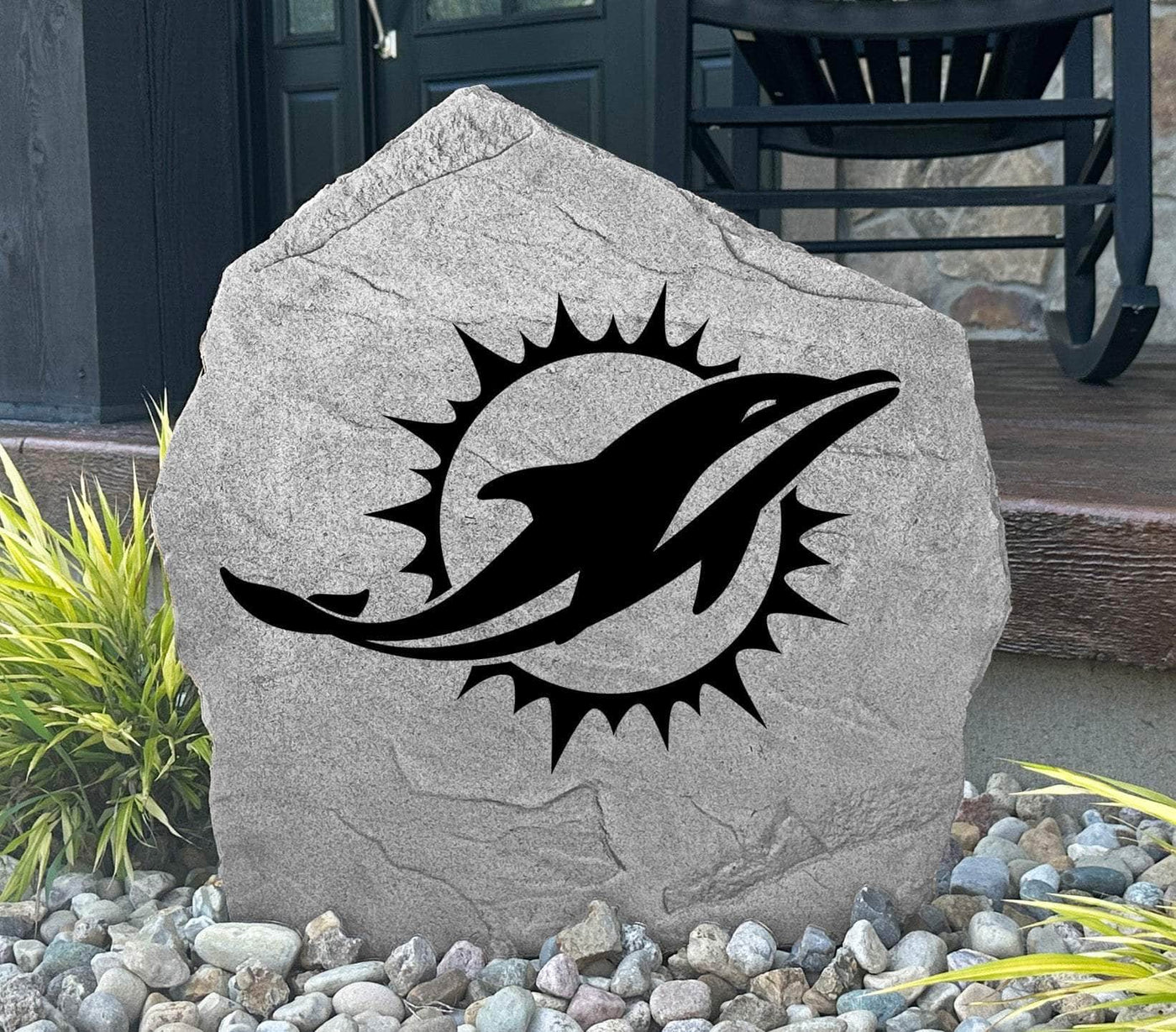 Miami Dolphins Logo Stone