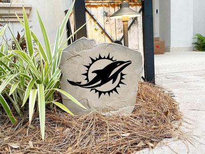 Miami Dolphins Logo Stone