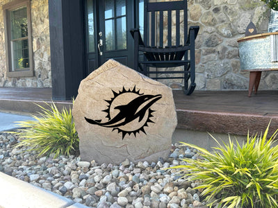 Miami Dolphins Logo Stone