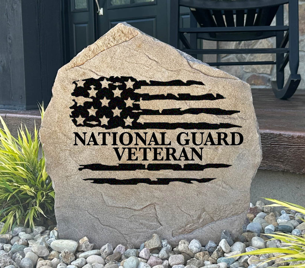 Veteran Flag Stone