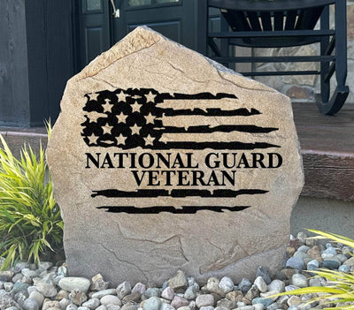 Veteran Flag Stone