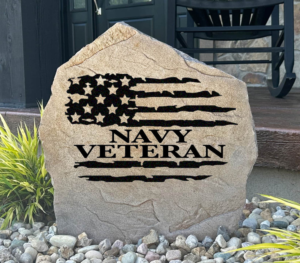 Veteran Flag Stone