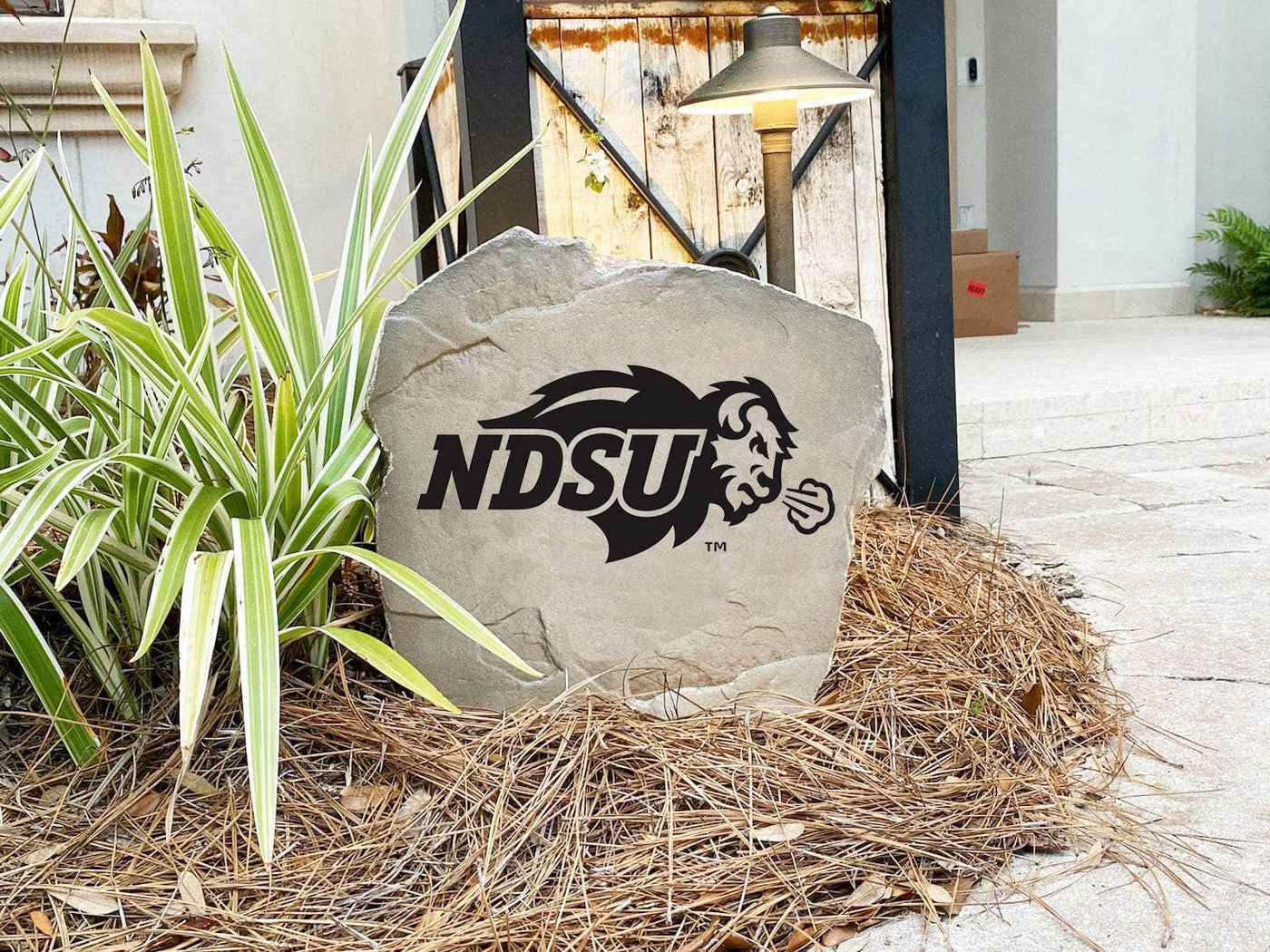 North Dakota State University Logo Stone