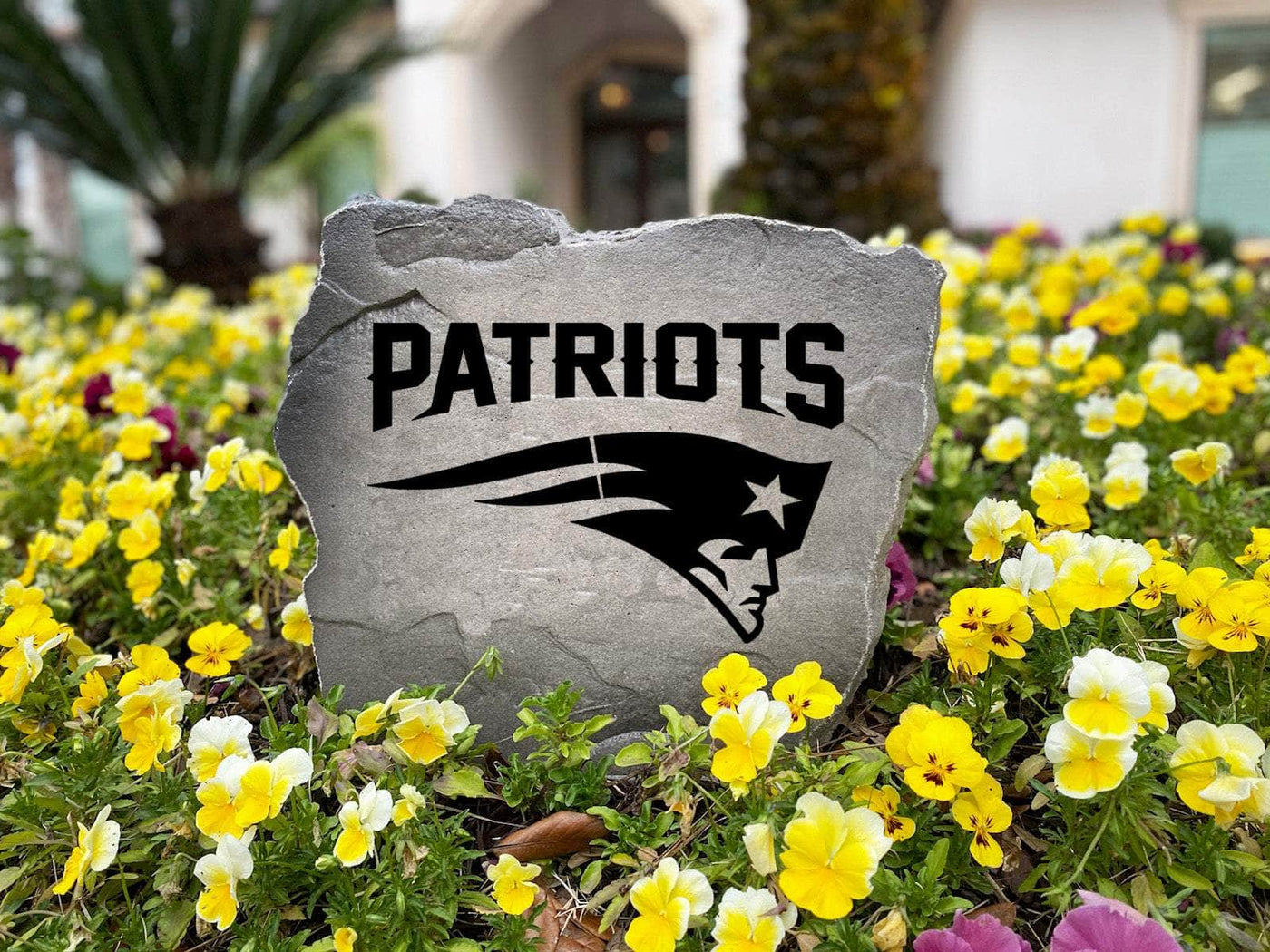 New England Patriots Logo Stone