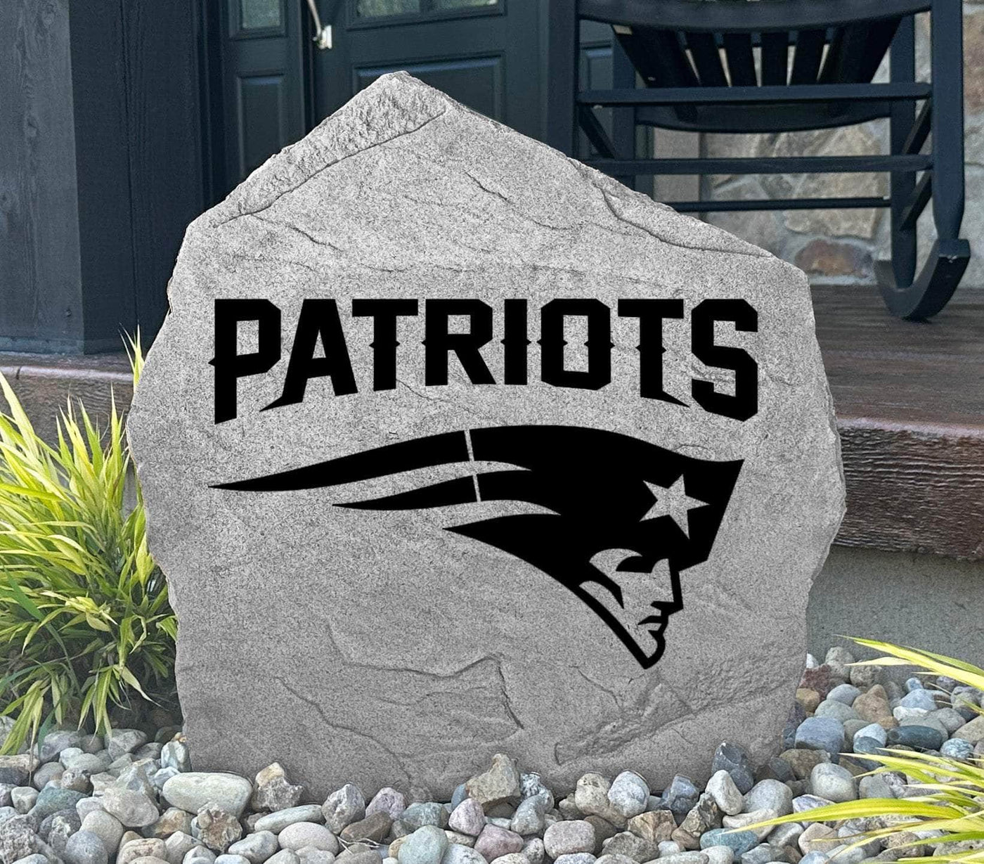 New England Patriots Logo Stone