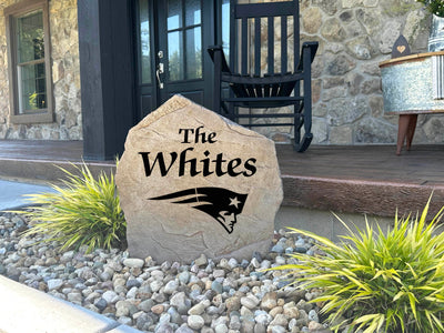 New England Patriots Name Stone