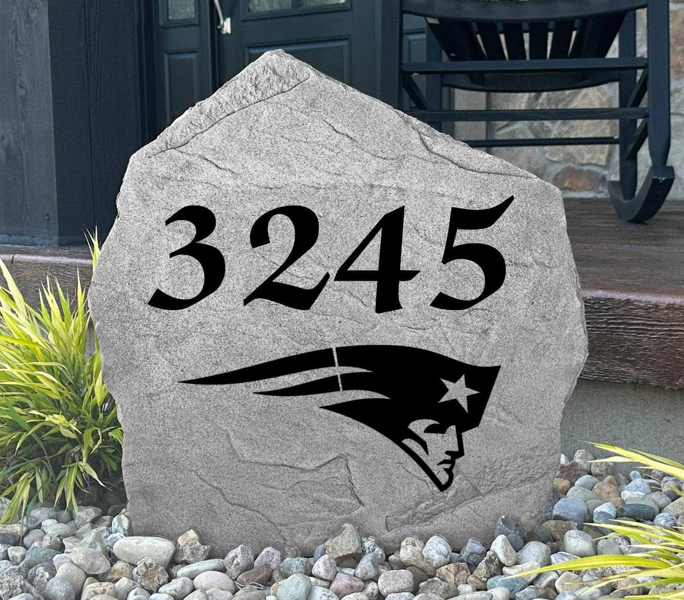 New England Patriots Address Stone