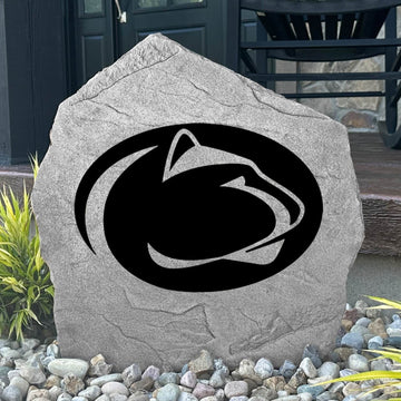 Celebrate your favorite college team with a Penn State University Logo Stone showcasing officially licensed Nittany Lions artwork. Perfect for flower beds, outdoor living spaces, porches, and landscaped yards.